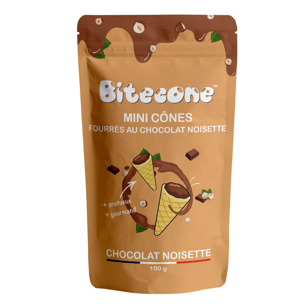 Bitecone - Mini Cone Chocolat Noisette