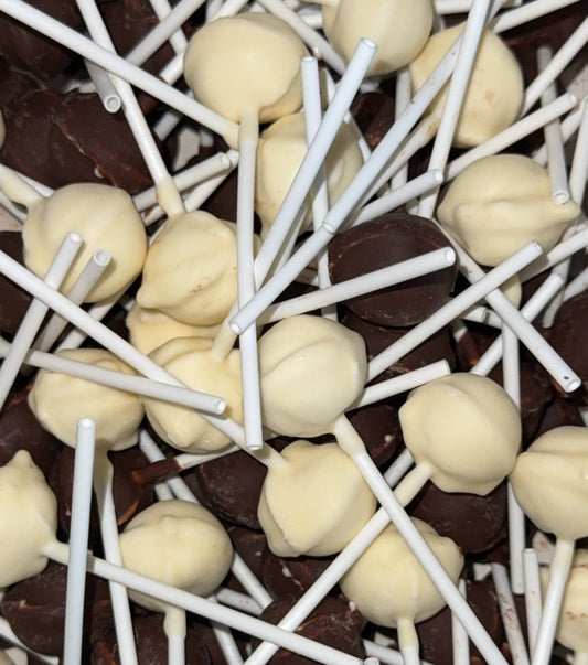 Thijs Duo Mix Sucette nougat au chocolat blanc/lait (30g)