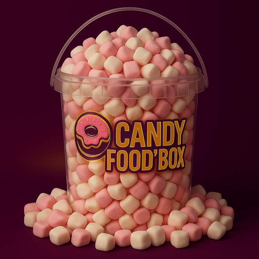 Mini Marshmallows Rose & Blanc 💖 (1kg)