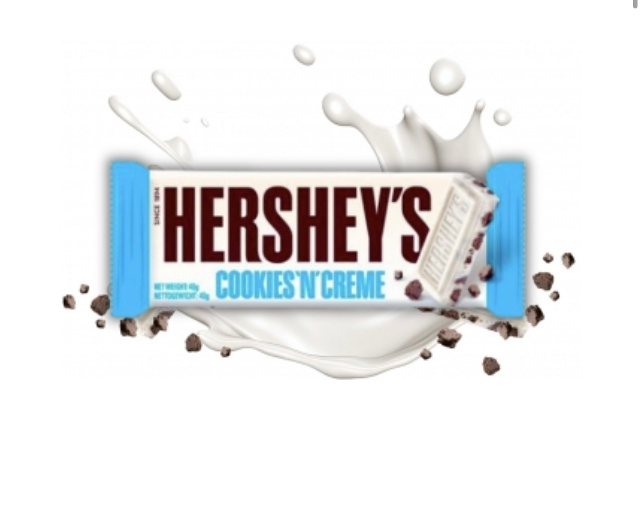 Hershey's Bar Cookies & Cream