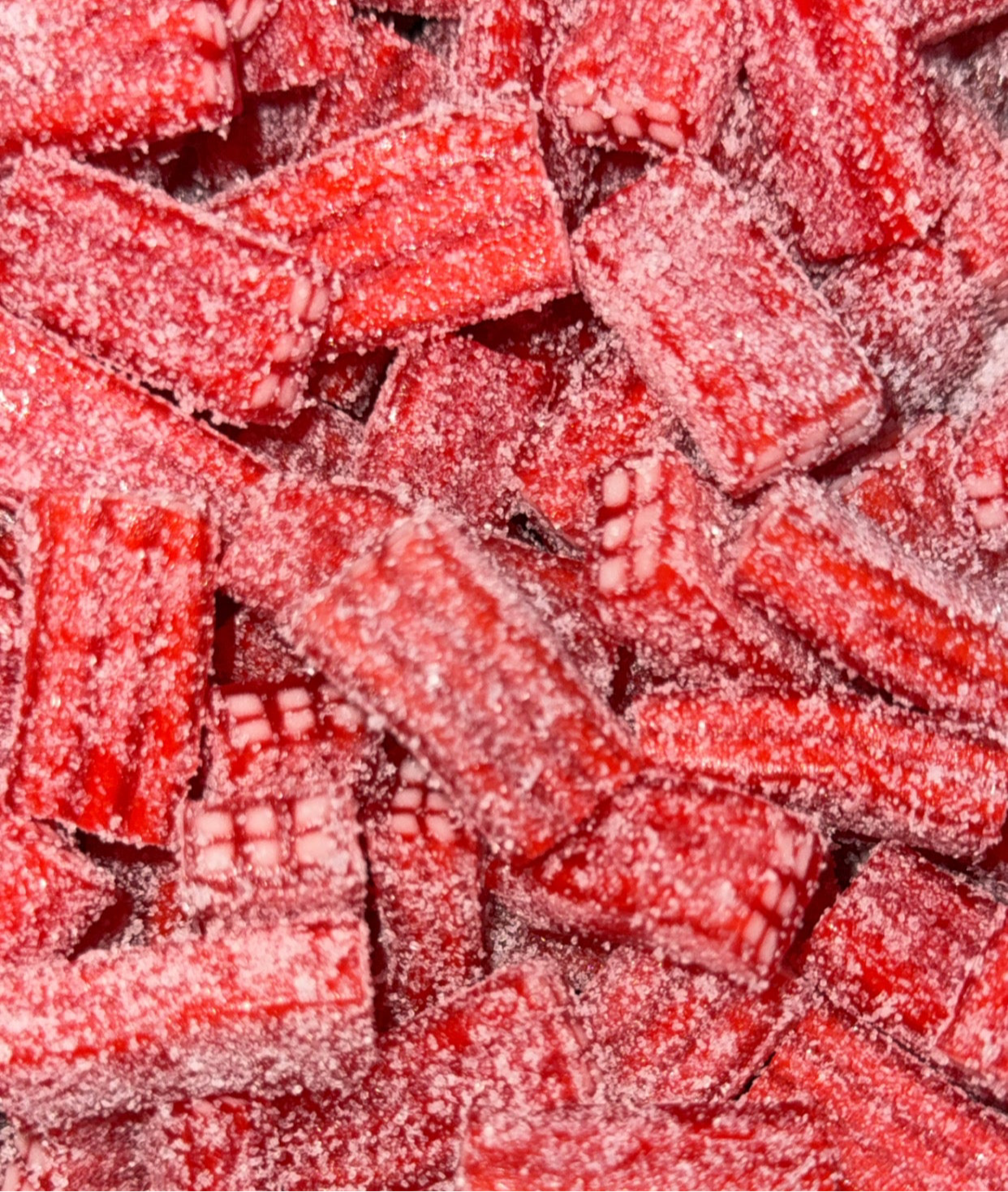 DulcePlus Briques Fraise Acide Halal (100g)