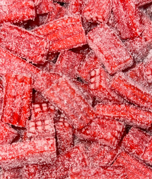 DulcePlus Briques Fraise Acide Halal (100g)