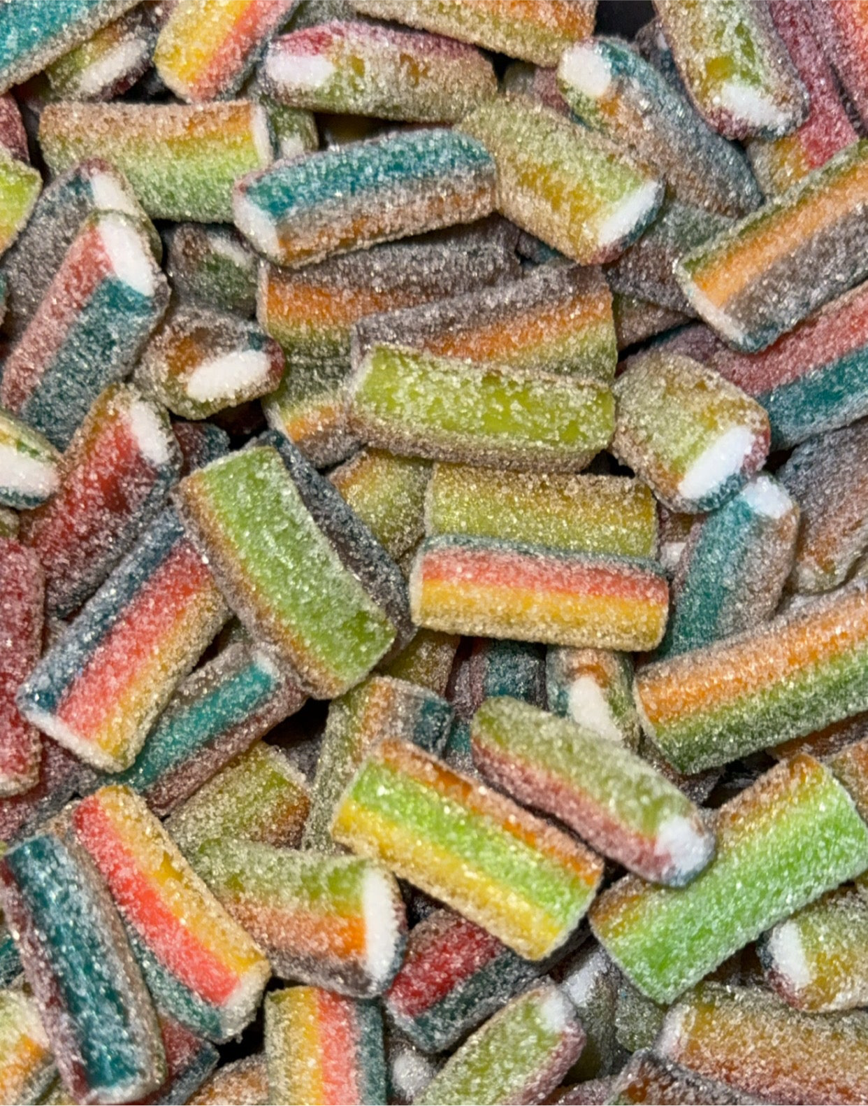 Mini Jumbo Multicolore Acide Halal (100g)