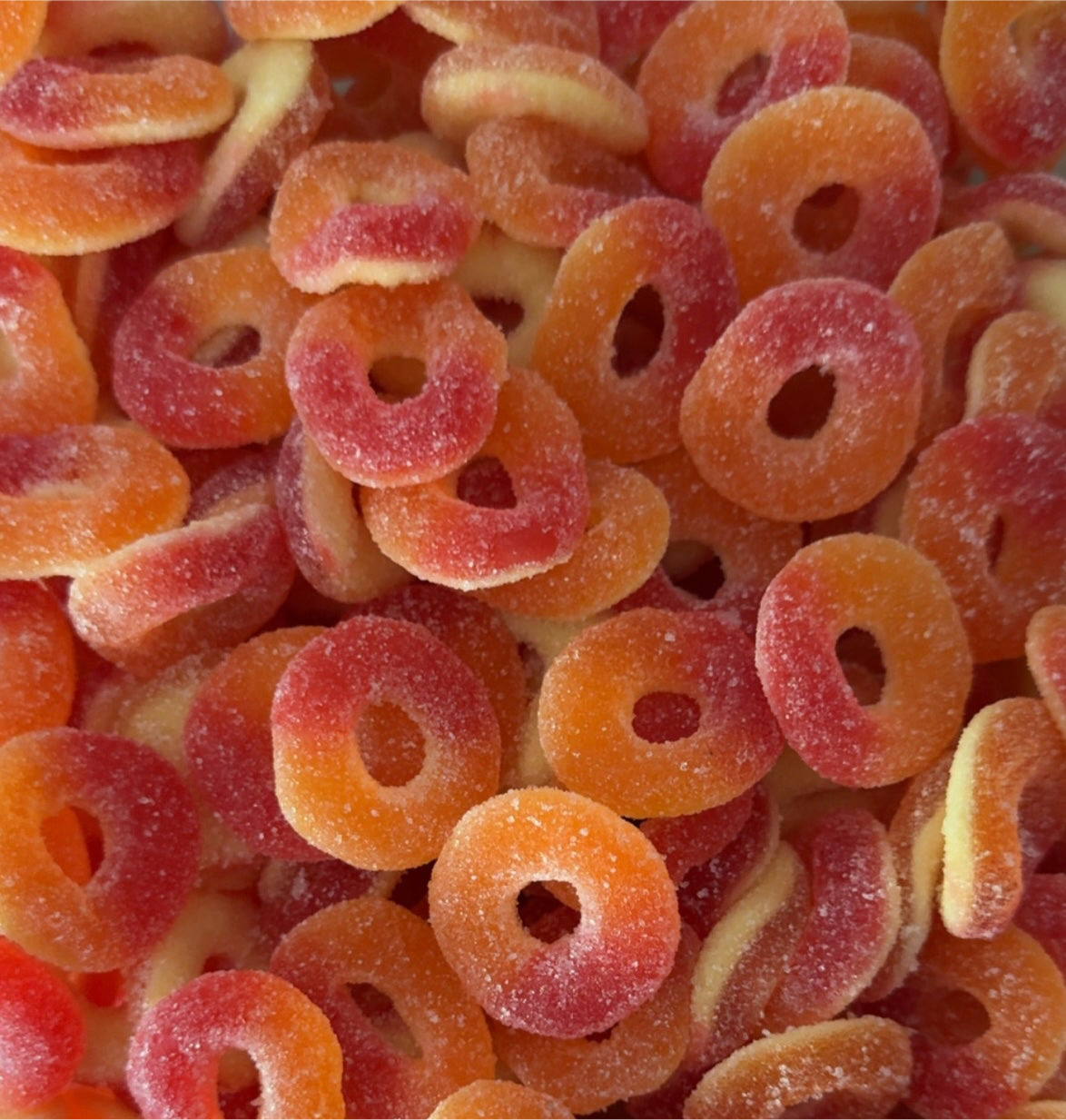 Anneaux Pêches Acides - Halal (100g)