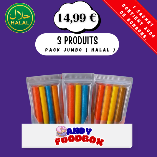 PACK JUMBO ACIDULÉS ( HALAL )