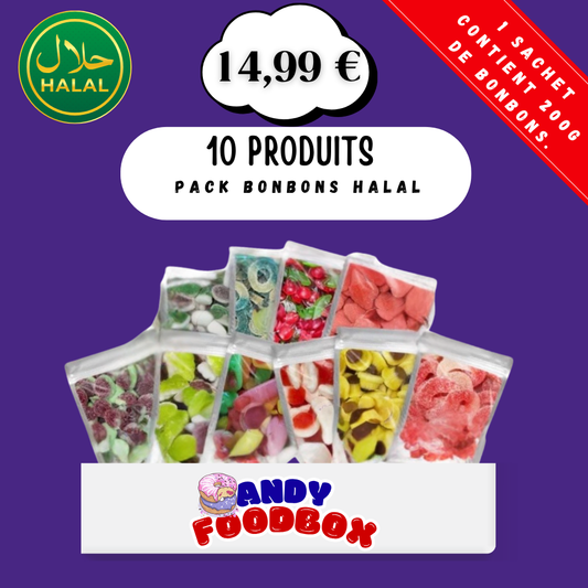 PACK BONBONS HALAL