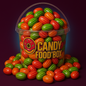 Duo Chewing-gum Acides (1kg) 🧡💚