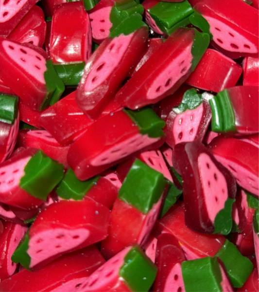 Tranches Fraise ( 100g ) - Bonbons à Éplucher