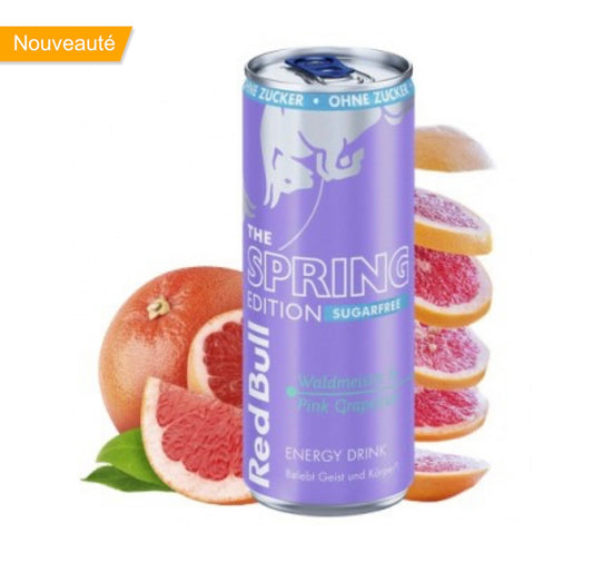 Red Bull Énergy Drink Sting Édition Woodruff & Pink Grapefruit