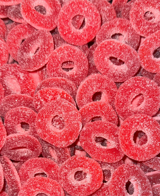Anneaux Fraise Halal (100g)