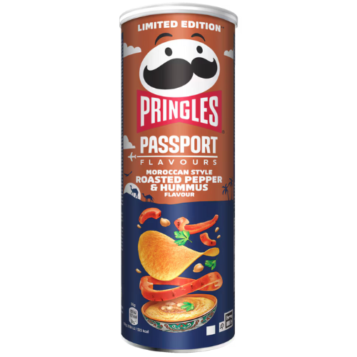 Pringles Middle East Style Roasted Pepper & Hummus