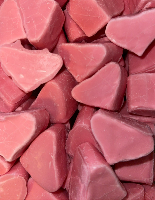 Marshmallows Cœurs enrobés de chocolat à la fraise (50g)