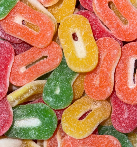 Anneaux Assortis Acide - Halal (100g)