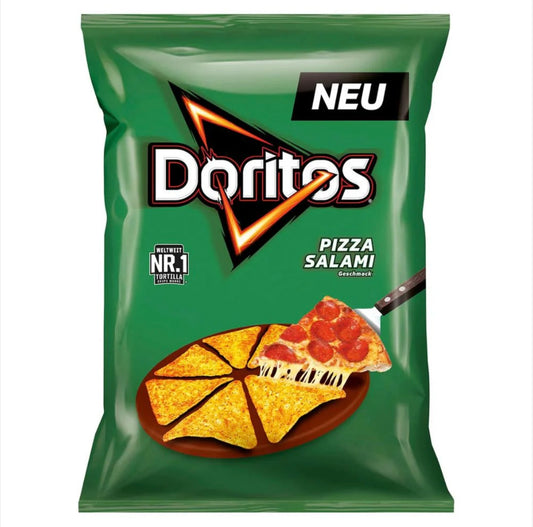 Doritos Pizza Salami, nachos au goût de pizza au salami 🍕