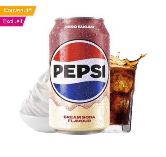 Pepsi Zéro Sugar Cream Soda 🧊
