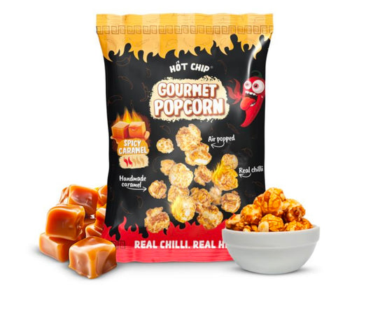 Hot Chip Popcorn Spicy Caramel 😋