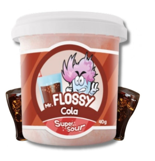 ✨ Mr Flossy Barbe à Papa Acidulée Cola 🤎
