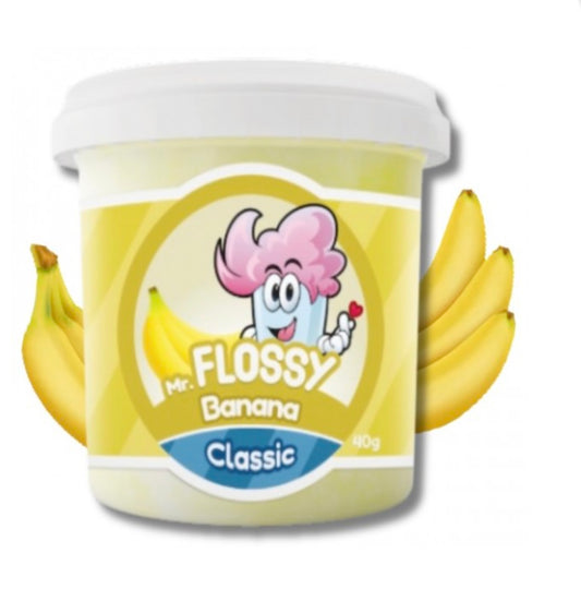 Mr Flossy Barbe à Papa Classic Banane 🍌