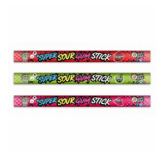 Brain Blasterz Sour Gum Cord ( À l'unité ) 🍓🍎🍉