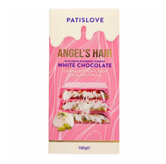 PATISLOVE DUBAI RASPBERRY WHITE CHOCOLATE - ANGEL'S HAIR
