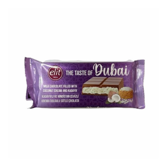Elit Dubai Milk Chocolate Coconut Cream & Kadayif 🥥