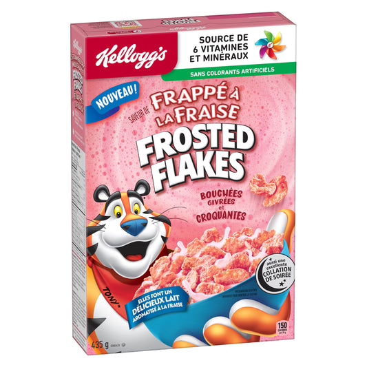 Kellogg’s Céréales Frosted Flakes - Saveur frappé à la fraise - Anti-Gaspi ( 14/04/2025 )