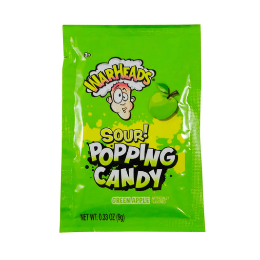 Warheads - Sour Popping Candy Green Apple - Anti-Gaspi ( 12/2024 )