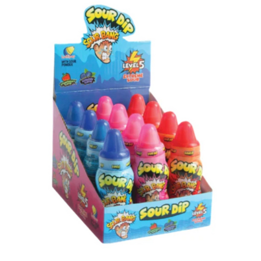 Les sucettes Sour Bang Sour Dip